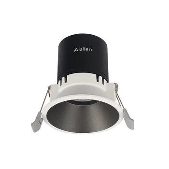 Aisilan LED-Вградени лампа с Тясна рамка, лампа за дома, лампа с отворен отвор 7,5 см, изчистен, лампа за дневна CRI 97