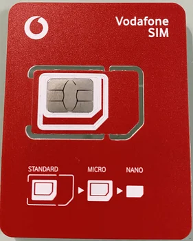 Турция Испания Сим-карта, Vodafone 28 дни 10G, Предплатена карта на данните Европа, Швейцария Интернет без Лимит на SIM карта, Великобритания LTE Data Sim