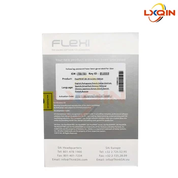 LXQIN Голям Принтер Foramt Софтуер За Печат Photoprint DX19 Версия SAi Flexiprint DX19 Rip За Senyang/Hoson Kit Board