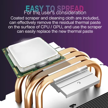 Термопаста Cooler Master CF14 2g, процесор с Висока производителност Топлопроводимост Непроводящая