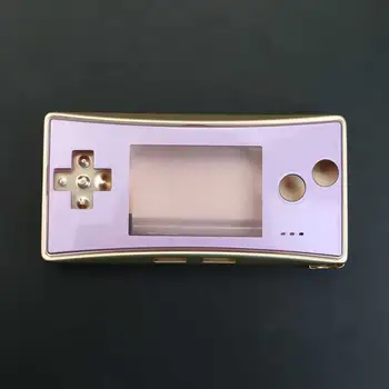 Yuxi OEM Метален Корпус във Формата На Миди Калъф Замяна За GameBoy Micro GBM Предната Лицева Панел Делото Притежателят на f/Винт