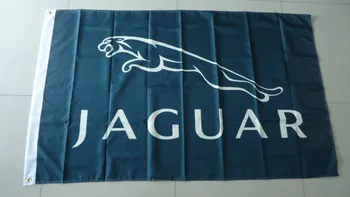 безплатна доставка флаг ягуар, банер ягуар, размер 90X150 см, полистирен, bintang