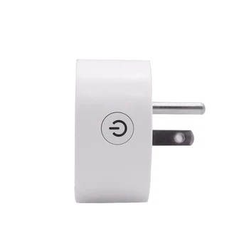 ZigBee eWeLink Smart US Plug Socket Smart App Изтрити Домашни Вилици Гласово Управление на Мини Превключвател За Echo Алекса Samsung SmartThings