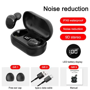 Слушалки Т8 Безжични Слушалки Безжична Bluetooth връзка със съвместими слушалки, Мини-втулки С led цифров дисплей Слушалки хендсфри