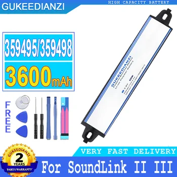3600 mah GUKEEDIANZI Батерия 359495 359498 330105 404600 за Bose SoundLink Bluetooth Мобилен Говорител II SoundLink III Батерии